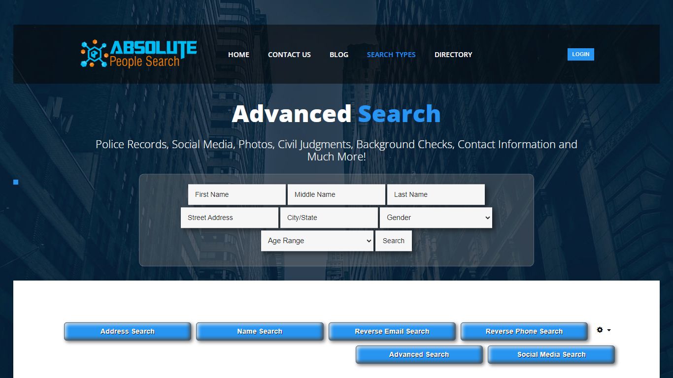 Advanced Search - Absolute People Search